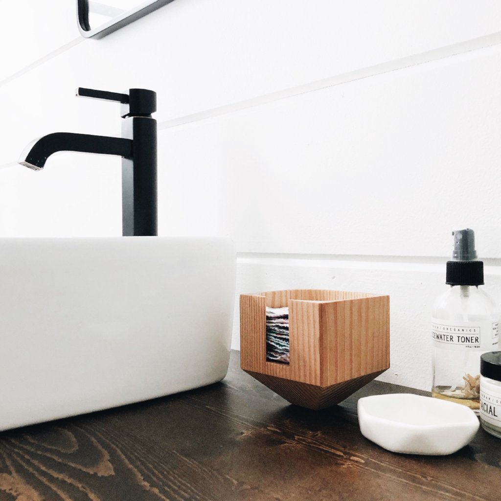 WOOD FACIAL ROUNDS CONTAINER