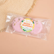 Load image into Gallery viewer, SWEET ORANGE + GRAPEFRUIT SHOWER STEAMERS (SET OF 2)