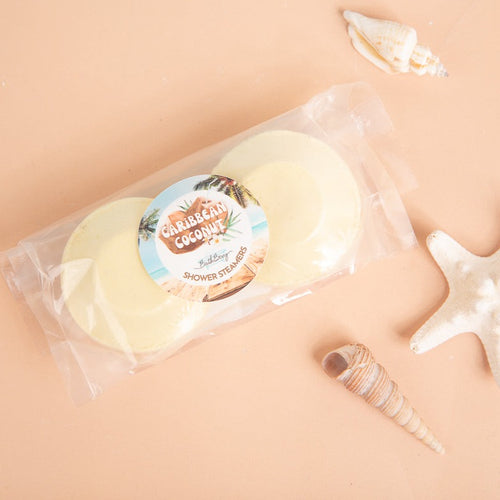 CARIBBEAN COCONUT SHOWER STEAMERS (SET OF 2)
