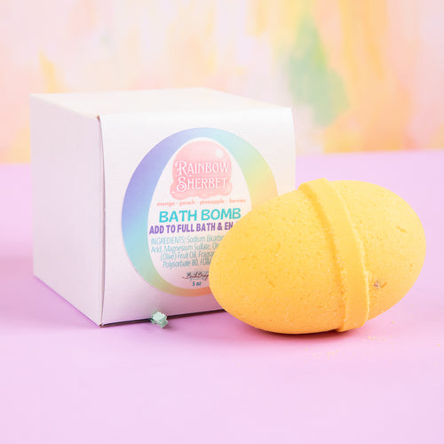RAINBOW SHERBET BATH BOMB