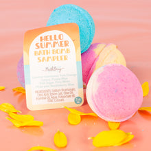 Load image into Gallery viewer, HELLO SUMMER BATH BOMB SAMPLER