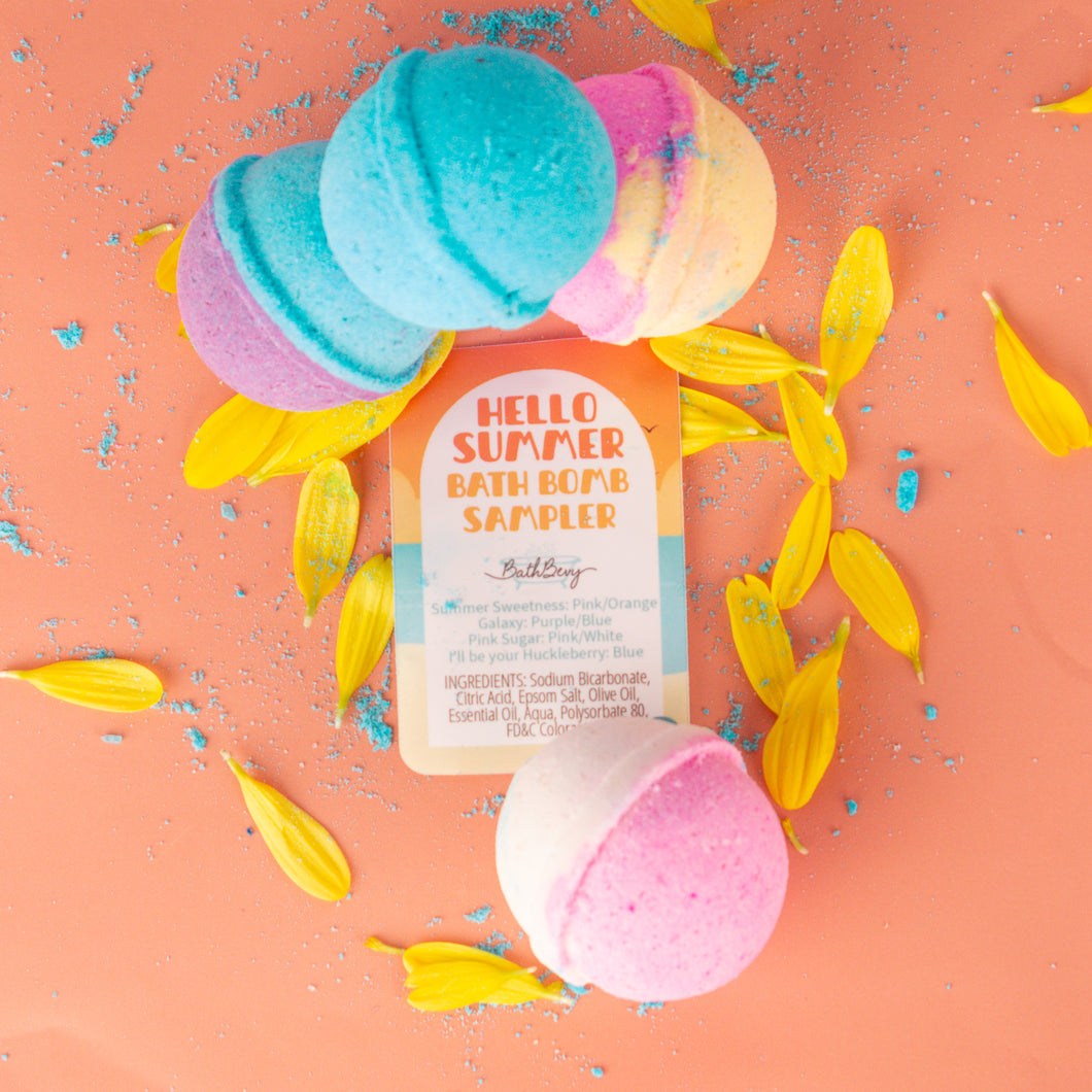 HELLO SUMMER BATH BOMB SAMPLER