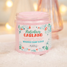 Load image into Gallery viewer, HOLIDAY GARLAND WHIPPED SOAP SCRUB