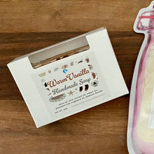 Load image into Gallery viewer, WARM VANILLA HANDMADE SOAP BAR