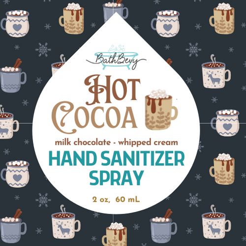HOT COCOA HAND SANITIZER SPRAY