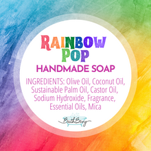 Load image into Gallery viewer, RAINBOW POPSICLE SOAP BAR